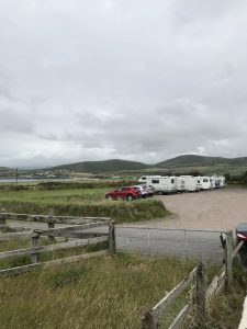 Campervans / Motorhomes at Paidie O'Se's in Ventry, Dingle Peninsula